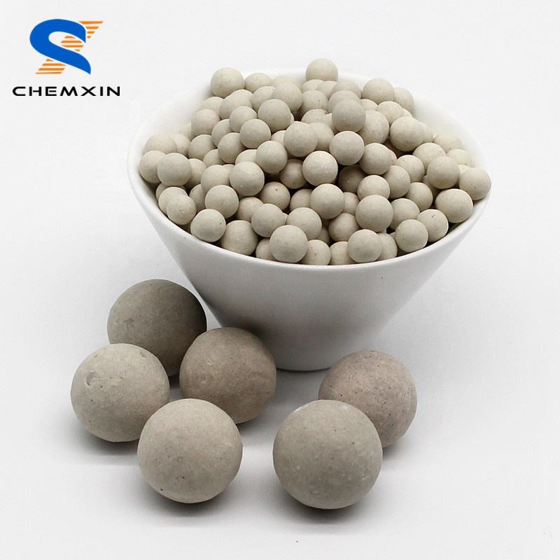 Chemxin 17-19% Al2O3 inert ceramic alumina ball support media 3-50mm for fertilizer plant refinery