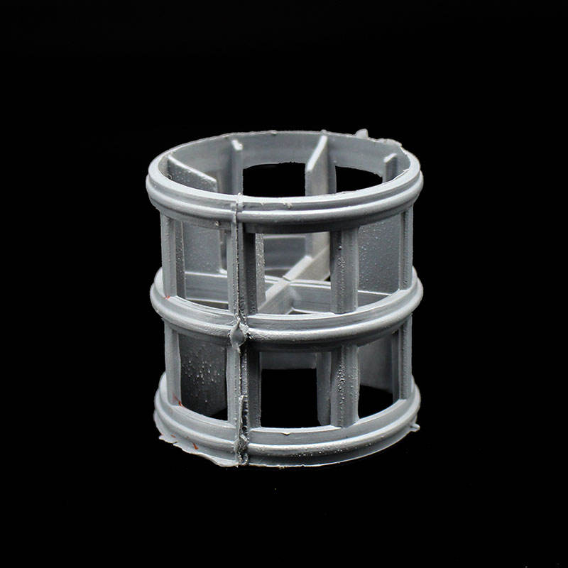 Plastic Hi-flow ring packing 25mm 50mm PVC CPVC PVDF plastic super hiflow ring for biotreatment