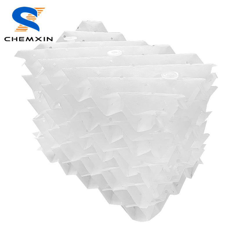 350Y 500Y metal structured packing media perforated plate corrugated packing for industrial towers