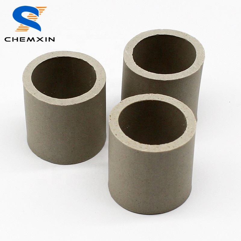 excellent acid resistance 16mm 25mm 38mm 50mm 70mm 80mm ceramic raschig ring tower packing