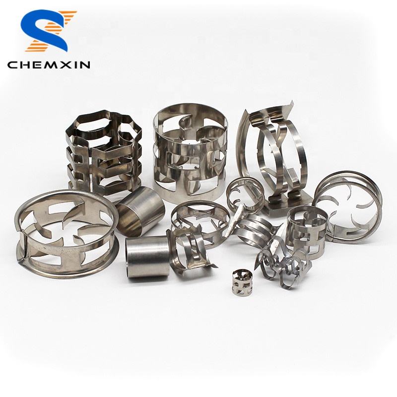 metal tower packing 25mm 50mm stainless steel super intalox saddle ring